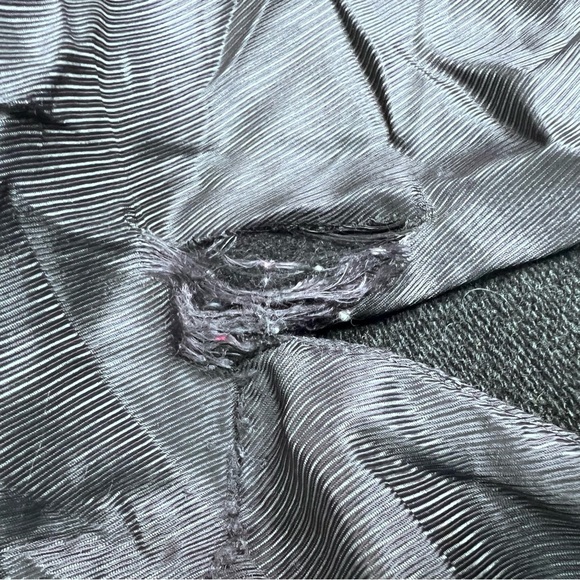 Banana Republic Grey Wool Trench Pea Coat with belt Size Medium - Picture 13 of 15